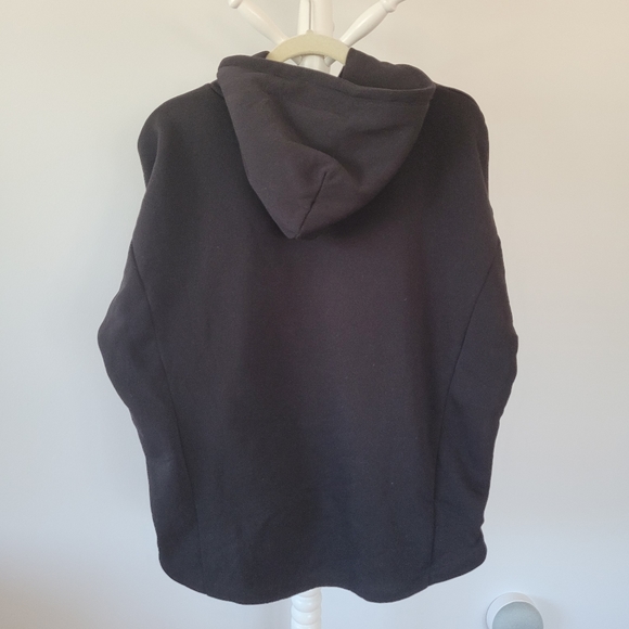 AZUL BY MOUSSY Unique Cut Black High-Low Hoodie - Picture 2 of 8